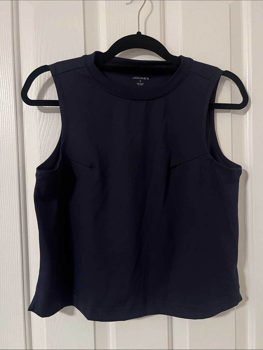 Jockey Navy Sleeveless Crewneck Top